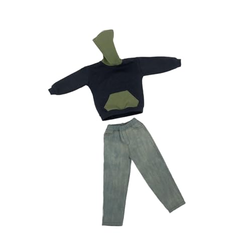 Colcolo 1/6 Figur Puppe Outfit Jeans Rollenspiel Zubehör für 12 Zoll Actionfigur, Dunkelgrau Colcolo 1/6 Figur Puppe Outfit Jeans Rollenspiel Zubehör für 12 Zoll Actionfigur, Dunkelgrau von Colcolo