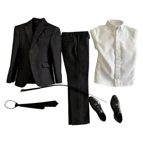 Colcolo 1/6 Maßstab Männliche Figur, Outfit für Actionfiguren, DIY Puppe Zubehör, Cosplay Kleidung für 12 Zoll Figuren, Weißes Hemd Colcolo 1/6 Maßstab Männliche Figur, Outfit für Actionfiguren, DIY Puppe Zubehör, Cosplay Kleidung für 12 Zoll Figuren, Weißes Hemd von Colcolo