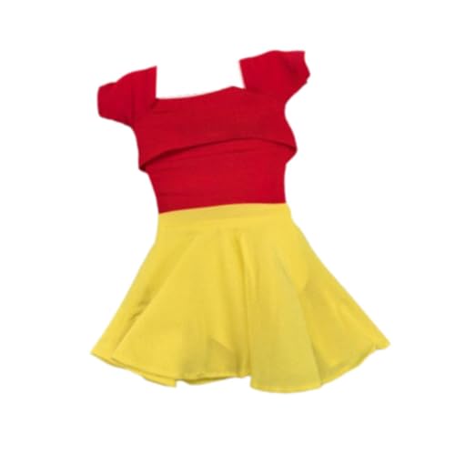 Colcolo 1/6 weibliche Figur Faltenrockanzug für 12 -Zoll, Rot Gelb Colcolo 1/6 weibliche Figur Faltenrockanzug für 12 -Zoll, Rot Gelb von Colcolo