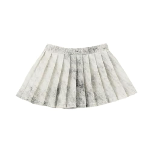 Colcolo 1/6 weibliche -Puppenmodell Kleidung Accessoire Stütze weiches lässiges Anziehen Trendiger tragbarer Figur Körper Mini Kleidung, Weiß Schwarz von Colcolo