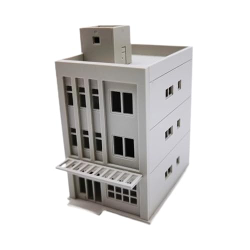 Colcolo 1/64 Miniature Japanisches Haus zusammengebautes Modell, HO Scale Model Building für Szenendiorama, Architekturmodell, 11cmx16cmx20cm von Colcolo