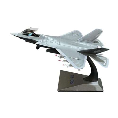 Colcolo 1: 100 Kampfflugzeugmodell Ornament mit Basisflugzeugmodellmodell -Leichtmetallmodell für Wohnzimmer Office Bookshelf Desktop Dekoration von Colcolo