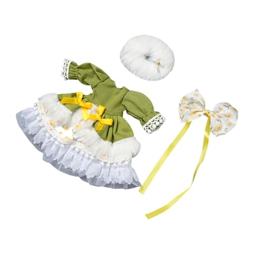 Colcolo 1: 6 BJD Doll Kleider Kleidung Cosplay Kostüm Mode Mädchen Fotografie Requisiten Flexibilität DIY für Kinder Geburtstagsgeschenk Dress Up, GrÜn von Colcolo