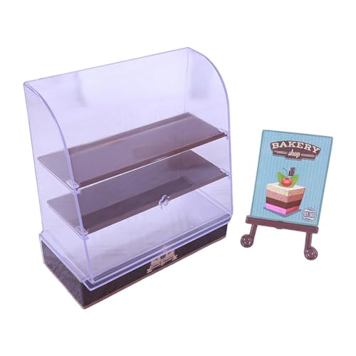 Colcolo 1:12 Lebensmittel-Vitrine, Modell für Kinder, Rollenspiel-Spielzeug, Szenen, Zähler, Miniatur-Schrank, Möbel für Zubehör, Modelleisenbahn, braun Colcolo 1:12 Lebensmittel-Vitrine, Modell für Kinder, Rollenspiel-Spielzeug, Szenen, Zähler, Miniatur-Schrank, Möbel für Zubehör, Modelleisenbahn, braun von Colcolo