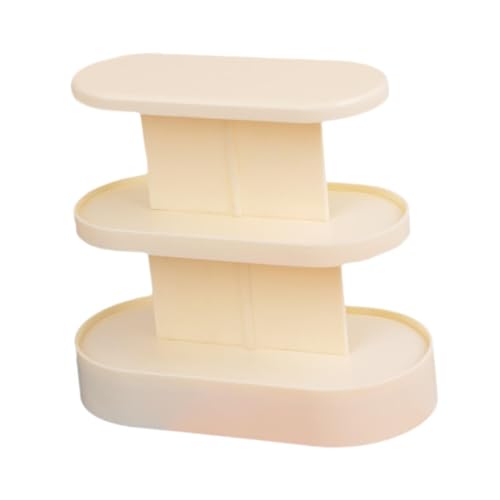 Colcolo 1:12 Skala Dollhouse Display Hülle Miniaturmöbel Kunst Crafts Accessoire Food Counter für Cake Bakery Shop Creative Toys, Gelb von Colcolo