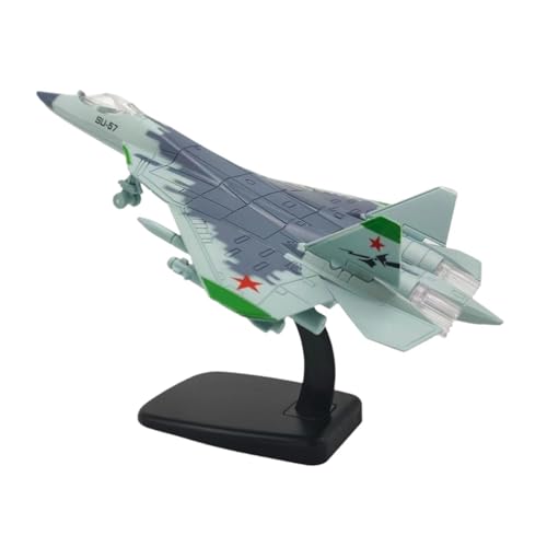 Colcolo 1:72 Dascast Fighter Model Miniatur Spielzeug High Detailled Kollektion mit Basis -Kampfflugzeug -Jet -Modell für Regal TV -Schrank Home Cafe, Blau von Colcolo
