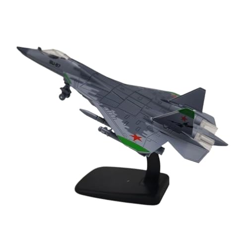 Colcolo 1:72 Dascast Fighter Model Miniatur Spielzeug High Detailled Kollektion mit Basis -Kampfflugzeug -Jet -Modell für Regal TV -Schrank Home Cafe, Grau von Colcolo