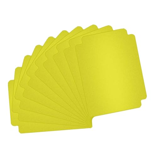 Colcolo 10 Stück Sammelkarten-Trenner mit Laschen, Sammelkarten-Organizer, Baseball-Kartensortierung für Kartendeck-Box für Spielekarten, Gelb von Colcolo