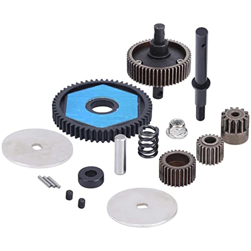 Colcolo 17pcs Metall 56T Stirnrad 20T/28T/52T Zahnräder und 13T Motor Getriebe Zubehör Fit für Axial SCX10 SCX10II 90046 90047 1/10 RC Car Colcolo 17pcs Metall 56T Stirnrad 20T/28T/52T Zahnräder und 13T Motor Getriebe Zubehör Fit für Axial SCX10 SCX10II 90046 90047 1/10 RC Car von Colcolo