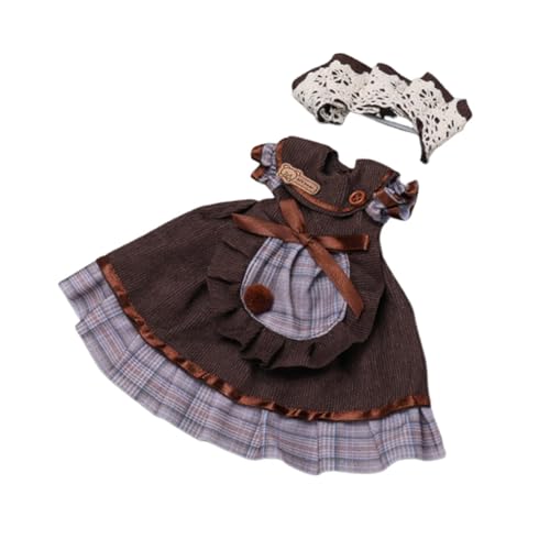 Colcolo 2 Stück 1:6 BJD Puppenkleid Kleidung Cosplay Plüschpuppenzubehör Modisches weiches Kostümzubehör Verkleiden Sie Sich für 11,81'', Dunkelbraun Colcolo 2 Stück 1:6 BJD Puppenkleid Kleidung Cosplay Plüschpuppenzubehör Modisches weiches Kostümzubehör Verkleiden Sie Sich für 11,81'', Dunkelbraun von Colcolo