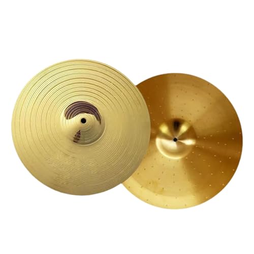 Colcolo 2 Stücke Jazz Drum Crash Cymbal Hi Hat Becken, legierte traditionelle Becken -Percussion -Instrumente Drum -Becken, Praxiszybal Colcolo 2 Stücke Jazz Drum Crash Cymbal Hi Hat Becken, legierte traditionelle Becken -Percussion -Instrumente Drum -Becken, Praxiszybal von Colcolo