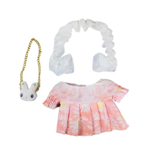 Colcolo 20 cm Puppenkleidung, bequem, Kostüme, mit Tasche und Haar-Accessoires, Puppenkleid, Puppenkleidung für Alter 5–7, 8–10, Geburtstagsgeschenk, Gänseblümchen Colcolo 20 cm Puppenkleidung, bequem, Kostüme, mit Tasche und Haar-Accessoires, Puppenkleid, Puppenkleidung für Alter 5–7, 8–10, Geburtstagsgeschenk, Gänseblümchen von Colcolo