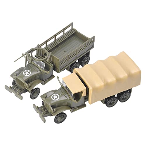 Colcolo 2Pcs 1/72 4D Assemble Truck Lernspielzeug Sammelgeschenke Bausatz von Colcolo