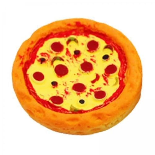 Colcolo 2X 1:12 Miniatur Pizza Spiel Lebensmittel Sets für Kinder, Kunstharz, Simulierte Simulation, Pizza Modell, Miniatur Küchen Modelle Als Gesch von Colcolo