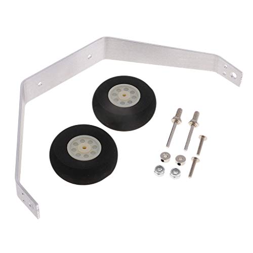 Colcolo 2mm Aluminiumlandungsset mit Lenkrädern für 25 40 Elektrische RC Flugzeugklasse von Colcolo