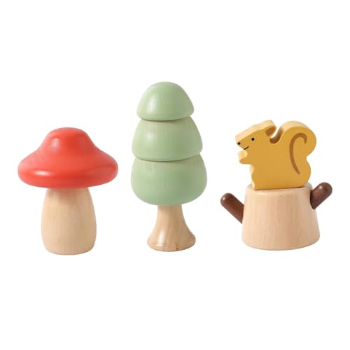 Colcolo 3-teiliges pädagogisches Holzspielzeug mit Schrauben und Muttern, Spielzeug zur Verbesserung der Feinmotorik, Schraubenspielset Colcolo 3-teiliges pädagogisches Holzspielzeug mit Schrauben und Muttern, Spielzeug zur Verbesserung der Feinmotorik, Schraubenspielset von Colcolo