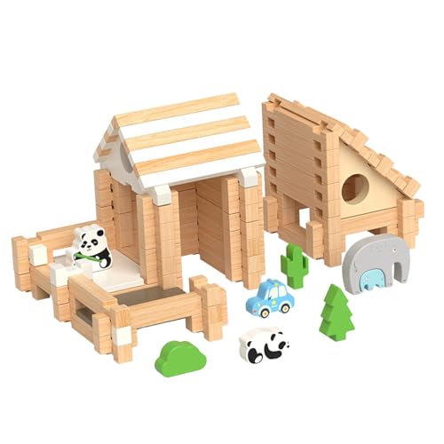 Colcolo 3D Puzzle Architektur Puppenhaus Modell Handwerk Ornament 3D Holz Puzzle für Kinder Schlafzimmer Dekoration Geburtstagsgeschenk von Colcolo