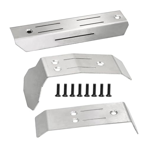 Colcolo 3X Chassis Plate RC Chassis Set Easy Installation Upgrade Kit Anti -Kollisionsschutzschutz für 1:10 RC Hobby Modell von Colcolo