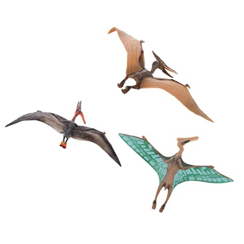 Colcolo 3X Plastik Pterosauria Modellfigur von Colcolo