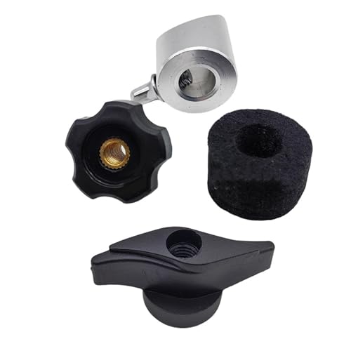Colcolo 4 Teile Drum- und Becken -Ständer Fixierungs -Set -Halter -Adapter tragbarer Hardware -Verschleiß resistantes Becken -Mount -Kit für Cy -Serie von Colcolo