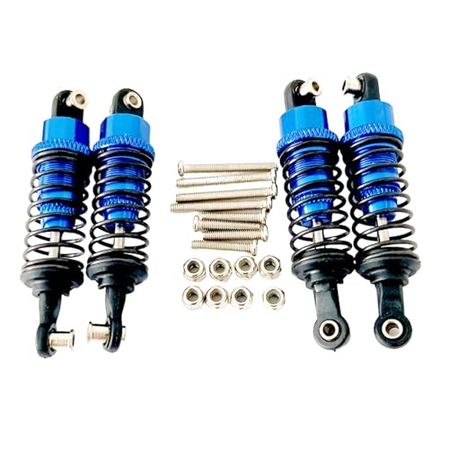 Colcolo 4-teiliges hydraulisches Stoßdämpfer-Set für RC-Autos, Dämpfer-Set für ferngesteuerte Autos, RC-Stoßdämpfer im Maßstab 1/12 bis 1/16, für D90 MN82, Dunkelblau Colcolo 4-teiliges hydraulisches Stoßdämpfer-Set für RC-Autos, Dämpfer-Set für ferngesteuerte Autos, RC-Stoßdämpfer im Maßstab 1/12 bis 1/16, für D90 MN82, Dunkelblau von Colcolo