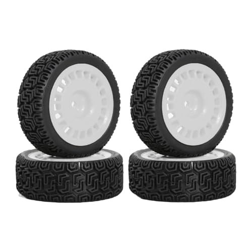 Colcolo 4X 1/10 RC -Reifenersatz, Robustes RC -Modifikationszubehör, Upgrade -Teil, xv02, Weiß Colcolo 4X 1/10 RC -Reifenersatz, Robustes RC -Modifikationszubehör, Upgrade -Teil, xv02, Weiß von Colcolo