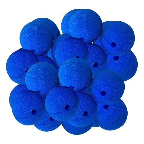 Colcolo 50 Stück Clown Nasen für Kinder und Erwachsene bei Veranstaltungen, Blau Colcolo 50 Stück Clown Nasen für Kinder und Erwachsene bei Veranstaltungen, Blau von Colcolo