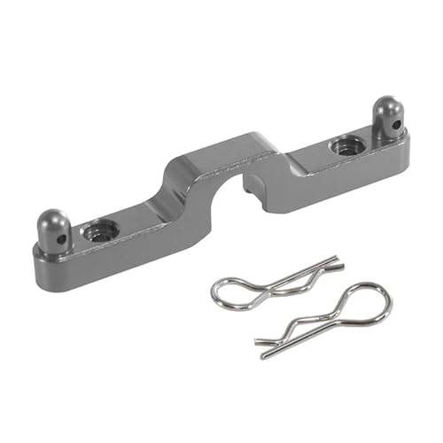 Colcolo Aluminiumlegierung hinterer Körpersäulekörperposten leicht zu installieren hohe Staubabdeckungshalterung für 14302 14303 1:14 14301, Titanfarbe von Colcolo