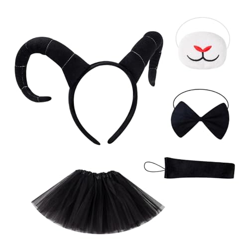 Colcolo Antilopenhörner Stirnband Hairhoop für Party Favors Halloween Geburtstag Maskerade, Schwarz Colcolo Antilopenhörner Stirnband Hairhoop für Party Favors Halloween Geburtstag Maskerade, Schwarz von Colcolo