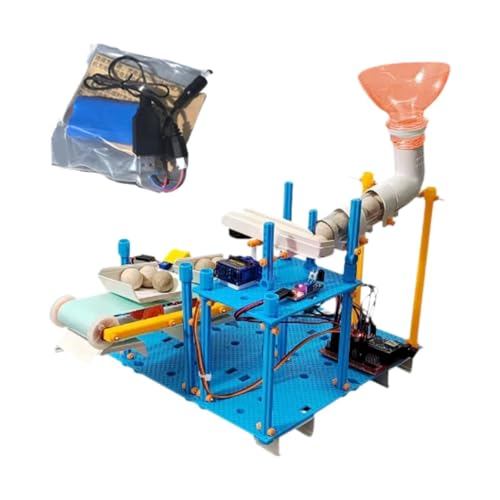 Colcolo Assemblerlinie Förderer Belt Model Physik STEM Toys Unterricht AIDS Lernspielzeugwissenschaft Experiment für Klassenzimmer Jungen Mädchen von Colcolo
