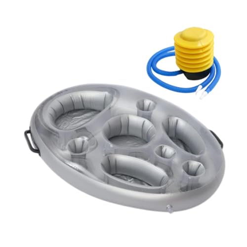 Colcolo Aufblasbare Schwimmergetränke Halter Pool Drink Float Getränke Flöhne Tablett Tisch Float Pool Tablett für Innenräume im Freien Grill Grill, mit Fußpumpe Colcolo Aufblasbare Schwimmergetränke Halter Pool Drink Float Getränke Flöhne Tablett Tisch Float Pool Tablett für Innenräume im Freien Grill Grill, mit Fußpumpe von Colcolo