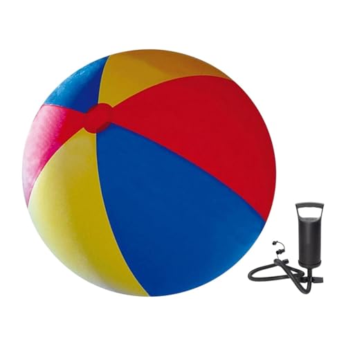 Colcolo Aufblasbarer Strandball Interaktiver Spielzeug Faltbare Sommer -Eltern -Kind -Interaktion Wasserspiel Spielzeug Spielzeug Swimming Pool Ball, Durchmesser 80 cm von Colcolo