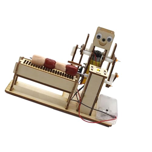 Colcolo BBQ Roboter DIY Lernspielzeug 3D Puzzle Kleine Erfindungen Stammmodelle Bauspielzeug Wissenschaft Experimentierkästen Mädchen Jungen von Colcolo