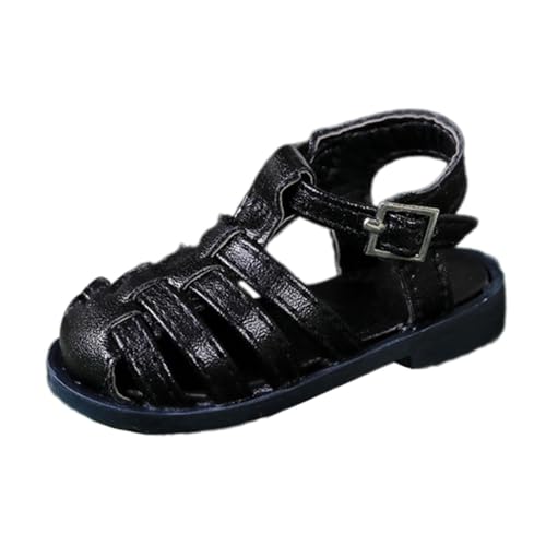 Colcolo BJD Dull Sommer SHOUS KLEINE Outfits Bequeme BJD -Puppe PU Schuhe für 1: 4 Doll Geschenk Action Figure Modepuppe, Schwarz von Colcolo