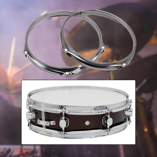 Colcolo Bass Drum Hoops für obere und untere 6 Lug -Zubehör Leichtes Ersatz DIY Made Fach Teil FREI TIMSTELLUNGEN, 11 Inch von Colcolo