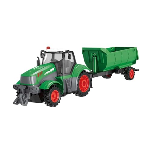 Colcolo Bauernhof-Traktor-LKW-Spielzeug, Bauernhof-Fahrzeug-Spielzeug, leichtes pädagogisches Spielzeug, reibungsbetriebenes Landwirtschaftsspielzeug für, Kipper Colcolo Bauernhof-Traktor-LKW-Spielzeug, Bauernhof-Fahrzeug-Spielzeug, leichtes pädagogisches Spielzeug, reibungsbetriebenes Landwirtschaftsspielzeug für, Kipper von Colcolo