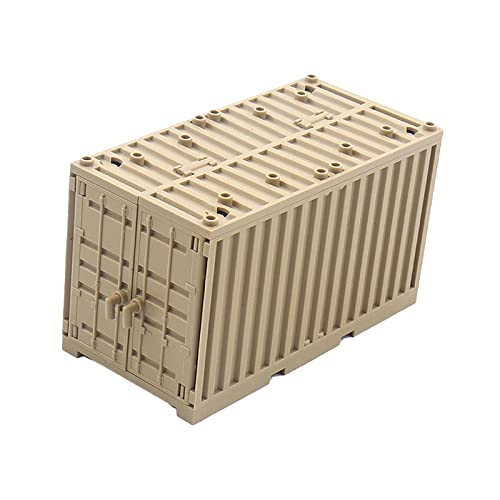Colcolo Bausteine Container Box Spielzeug Aufbewahrungsbehälter für Kindergeburtstagsgeschenke, Brown von Colcolo