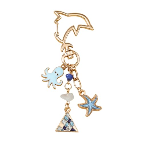 Colcolo Beach Keychain Charm einfache süße einzigartige kreative Frauen Mädchen Auto Keyring Bag Anhänger für Bag Party Handtasche Rucksack Geburtstag, Blau Colcolo Beach Keychain Charm einfache süße einzigartige kreative Frauen Mädchen Auto Keyring Bag Anhänger für Bag Party Handtasche Rucksack Geburtstag, Blau von Colcolo