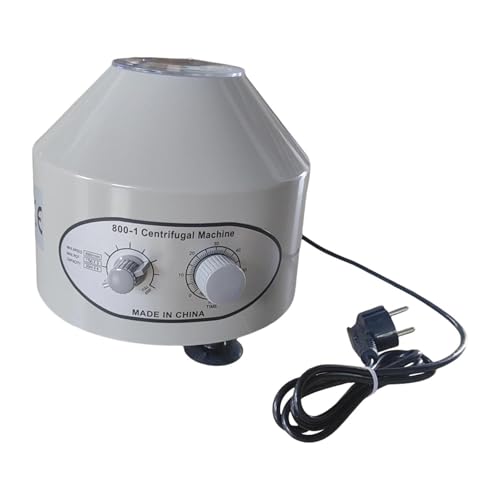 Colcolo Benchtop -Zentrifuge 20mlx6 Testrohr Desktop Professionelle Mehrzweck -EU -Stecker 4000 U/min für Schulausbildung Chemie, Potentiometer von Colcolo