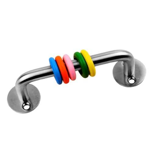 Colcolo Busy Board DIY-Zubehör Frühe Entwicklung Pädagogische Hand auf Fähigkeit Sensorische Busy Boards Zubehör für Jungen Mädchen Geschenke, Griff mit Schlaufe von Colcolo