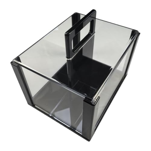 Colcolo Chip-Etui, Chip-Träger für 600 Stück, multifunktional, durchsichtig, für die Hausbar mit Griff, staubdichte Aufbewahrungsbox, Aufbewahrungsbehälter, Leer Colcolo Chip-Etui, Chip-Träger für 600 Stück, multifunktional, durchsichtig, für die Hausbar mit Griff, staubdichte Aufbewahrungsbox, Aufbewahrungsbehälter, Leer von Colcolo