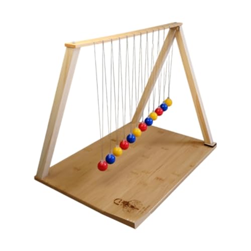 Colcolo Cradle Science Toy Physics Lernwerkzeug Balance Ball Bildungsspielzeug für Raumdekoration, B Colcolo Cradle Science Toy Physics Lernwerkzeug Balance Ball Bildungsspielzeug für Raumdekoration, B von Colcolo