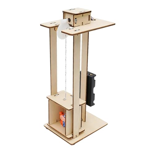 Colcolo DIY Elektrische Aufzüge Aufzug Modell Stamm Projekt Kits Langlebige Montage 3D Puzzles für Technologie Spielzeug Kinder Kinder Jungen Mädchen von Colcolo