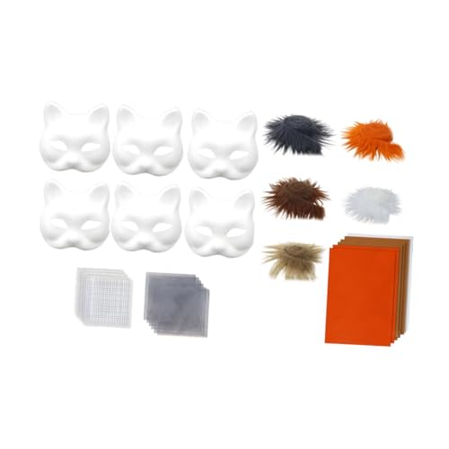 Colcolo DIY Kit Vollgesicht handgefertigte Kostümmaske für Frauen Männer Anfänger Halloween, Style C Colcolo DIY Kit Vollgesicht handgefertigte Kostümmaske für Frauen Männer Anfänger Halloween, Style C von Colcolo