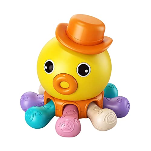Colcolo DekompressionsPuzzleSpielzeug, Kindererziehung, sensorisches Spielzeug, CartoonFingerpresse für Kleinkinder, Säuglingsmädchen, Jungen, Gelb von Colcolo