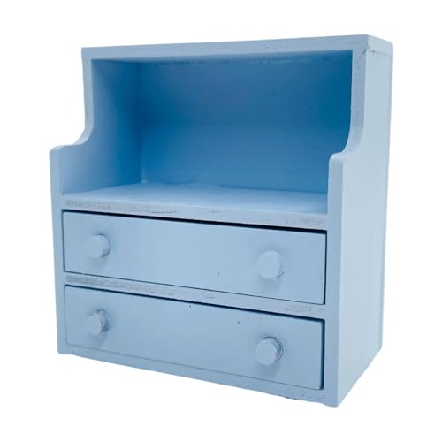 Colcolo Dollhouse Nachttisch winziges Modell Ornament Simulation Miniaturmöbel Puppenhauszubehör für 1/12 Schlafzimmer Spielset Playset, Blau Colcolo Dollhouse Nachttisch winziges Modell Ornament Simulation Miniaturmöbel Puppenhauszubehör für 1/12 Schlafzimmer Spielset Playset, Blau von Colcolo
