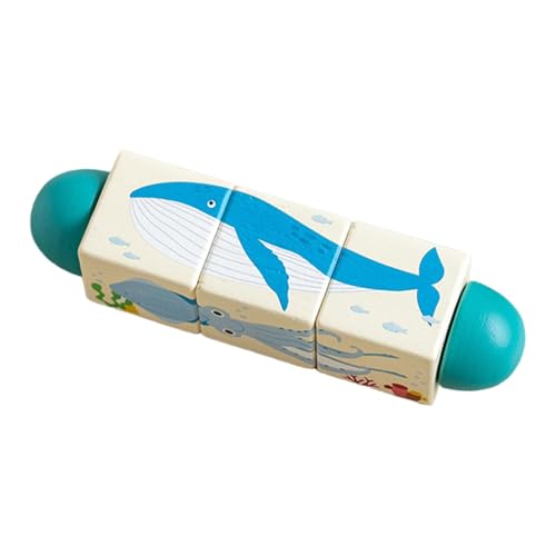 Colcolo Drehspielzeug, Bauspielzeug, Feine Fähigkeiten, Tiererkennung, Holzdrehspiel, Puzzlespiel für Jungen und Mädchen Monaten, Kleinkinder, Ozean Colcolo Drehspielzeug, Bauspielzeug, Feine Fähigkeiten, Tiererkennung, Holzdrehspiel, Puzzlespiel für Jungen und Mädchen Monaten, Kleinkinder, Ozean von Colcolo