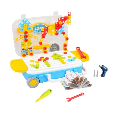 Colcolo Elektrische Bohrmaschine, Spielzeug, technische Bausätze, Lernspielzeug, Bohrset für Feinmotorik, Konzentration, mit elektrischer Bohrmaschine Colcolo Elektrische Bohrmaschine, Spielzeug, technische Bausätze, Lernspielzeug, Bohrset für Feinmotorik, Konzentration, mit elektrischer Bohrmaschine von Colcolo