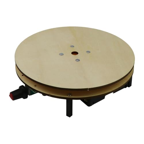 Colcolo Elektrischer Drehteller, Spielzeug, Science Kits, Innovationsentwicklungsspielzeug, pädagogisches Wissenschaftshandwerksmodell für Geburtstage von Colcolo