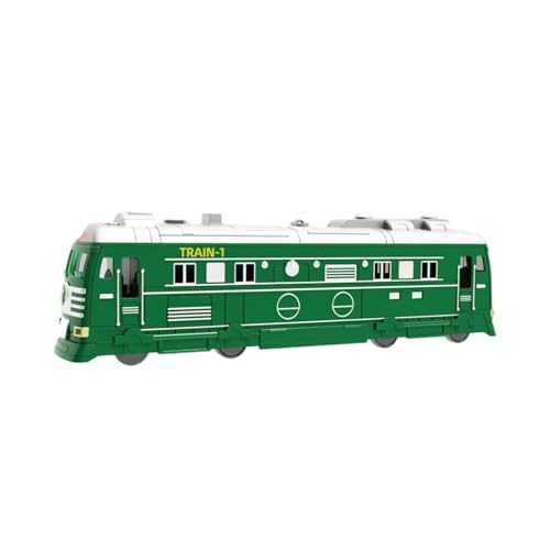 Colcolo Elektrischer Zug, Spielzeug-Dampflokomotive mit Lichtern und Geräuschen, Modelleisenbahn, frühes Lernspielzeug für ab 3 Jahren, GrÜn Colcolo Elektrischer Zug, Spielzeug-Dampflokomotive mit Lichtern und Geräuschen, Modelleisenbahn, frühes Lernspielzeug für ab 3 Jahren, GrÜn von Colcolo